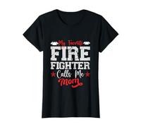 Lindo Mi Bombero Favorito me Llama mamá Bombero Madre Camiseta