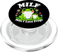 Lindo Milf Hombre Amo Ranas Rana Divertido Anfibio Papá Broma PopSockets PopGrip para MagSafe