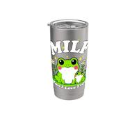 Lindo MILF Hombre Amo Ranas Rana Divertido Anfibio Papá Broma Vaso térmico de acero inoxidable de doble pared