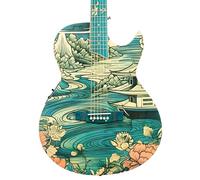 Lindo Mizumi Steel Strings Electro Acoustic Guitar | Side Soundport | Japanese Lake Graphic Art Finish | Luminlays | 20th Anniversary Special Edition
