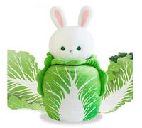 Lindo Modelo De Conejo De Repollo Felpa - Animal Relleno De Conejo - Cojín De Peluche El Conejo De Repollo Es Lindo Y Juguetón, Y A Los Niños Les Encanta Amar