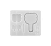 Lindo molde de silicona Lollipop resina epoxi joyas colgantes herramientas de arena rápida llavero fabricación suministros resina epoxi silicona llavero joyería para principiantes único