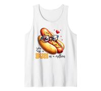 Lindo moño de Perro Caliente en un millón de diseños de Juego de Palabras de Amor Camiseta sin Mangas