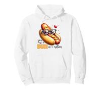Lindo moño de Perro Caliente en un millón de diseños de Juego de Palabras de Amor Sudadera con Capucha