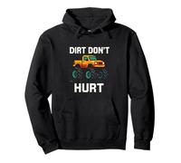 Lindo Monster Truck Dirt Don't Hurt, divertido cumpleaños para niños Sudadera con Capucha