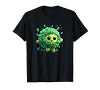 Lindo Monstruo de Hoja ecológica Kawaii espíritu del Bosque Camiseta