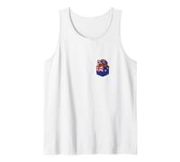 Lindo neozelandés Pocket Kiwi Nueva Zelanda Camiseta sin Mangas