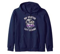 Lindo NO Crayons Left Behind Military Corps Red Friday Humor Sudadera con Capucha