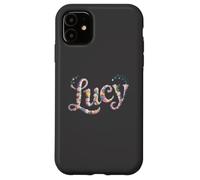 Lindo Nombre Lucy Personalizado niña mamá Traje de Etiqueta de Nombre Carcasa para iPhone 11