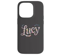 Lindo Nombre Lucy Personalizado niña mamá Traje de Etiqueta de Nombre Carcasa para iPhone 14 Pro