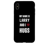 Lindo nombre personalizado es Larry And I Love Hugs Carcasa para iPhone XS Max