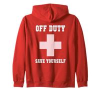 Lindo Off Duty Save Yourself Nurse Besties Trip Swim Vacay Sudadera con Capucha