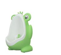 Lindo Orinal de Entrenamiento para Ir Al Baño para Niños, Orinal para Niños con un Objetivo de Puntería Divertido, Inodoro Montado en la Pared de Orina para Niños Pequeños (Verde)