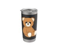 Lindo oso de peluche I Juguete de peluche I Oso de peluche Vaso térmico de acero inoxidable de doble pared