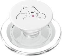 Lindo Oso de Peluche Que saca la Lengua con Lengua PopSockets PopGrip para MagSafe