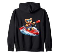 Lindo Oso de Peluche Valiente en un Barco Shapes Mania Sudadera con Capucha
