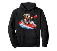 Lindo Oso de Peluche Valiente en un Barco Shapes Mania Sudadera con Capucha