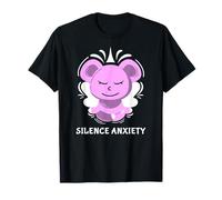 Lindo oso de yoga Meditación Mindfulness Silencio Ansiedad. Camiseta