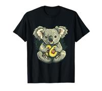 Lindo Oso Koala Aguacate Obra De Arte Amante Koala Animal Art Camiseta