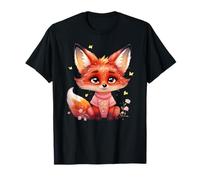 Lindo otoño zorro bosque animal niños otoño Camiseta
