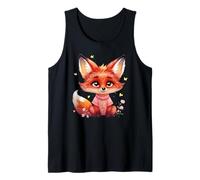 Lindo otoño zorro bosque animal niños otoño Camiseta sin Mangas