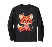 Lindo otoño zorro bosque animal niños otoño Manga Larga