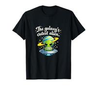Lindo OVNI Alien Juego de Palabras El alienígena más Lindo de Las Galaxias Camiseta