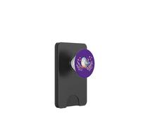 Lindo pájaro azul con flores y corazones PopSockets PopWallet para MagSafe