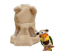 Lindo pájaro Traje, Parrot Cloak Outfit, Multi Purpose Bird Clothes, Social Media Bird Apparel, Cute Bear Shape Birds Costume for Cockatiels and Parrots, Perfect for Family Gatherings