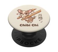 Lindo Palillo Kawaii Chibi Chi Chihuahua Meme PopSockets PopGrip Adhesivo