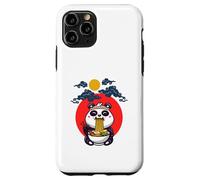 Lindo panda comiendo ramen bajo el cielo iluminado por la luna Carcasa para iPhone 11 Pro