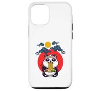 Lindo panda comiendo ramen bajo el cielo iluminado por la luna Carcasa para iPhone 12/12 Pro