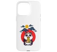Lindo panda comiendo ramen bajo el cielo iluminado por la luna Carcasa para iPhone 15 Pro Max