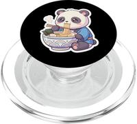 Lindo Panda Comiendo Ramen Fideos Amante De La Sopa Japonesa Foodie PopSockets PopGrip para MagSafe