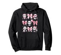 Lindo Panda Coquette Bow Ribbon Aesthetic Panda Lover Sudadera con Capucha