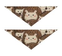 Lindo pañuelo de erizo de dibujos animados para perro, forma única, ajustable, suave, bufanda para perro, lindo juego de vacaciones para perros y gatos