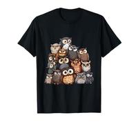 Lindo Parlamento de Búhos Amantes de la Naturaleza Camiseta