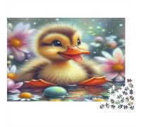 Lindo Patito Puzzles 1000 Piezas Papel Reciclado para Adultos Puzzle para Adultos Juego Educativo para descompresión Excelente Idea de Regalo para niños a Partir de 12 años 38x26cm/1000pcs
