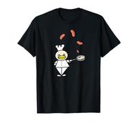 Lindo pato comida Occidental Huevos fritos y winner Huevos # Cocinar #Huevos #Desayuno Sartén Divertida Camiseta