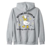 Lindo Pato consiguiendo mis Pasos en Caminar con Señor Sudadera con Capucha