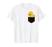 Lindo pato de bolsillo divertido bebé pato granja animal Camiseta