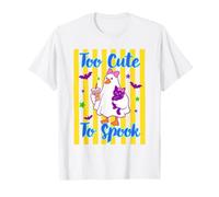 Lindo Pato Fantasma Gato Demasiado Lindo para asustar Camiseta