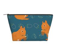 Lindo patrón Animal Ardilla, Bolsa de artículos de tocador Bolsa de Maquillaje Bolsa de cosméticos Bolsa de artículos de tocador de Viaje portátil