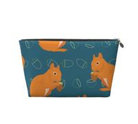 Lindo patrón Animal Ardilla, Bolsa de artículos de tocador Bolsa de Maquillaje Bolsa de cosméticos Bolsa de artículos de tocador de Viaje portátil