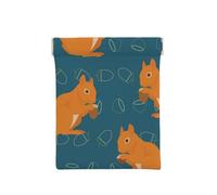 Lindo patrón Animal Ardilla, Squeeze Top Wallet Bolsa de Almacenamiento para Mujer Monedero pequeño Bolsa de Cambio