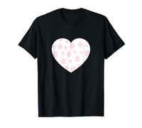 Lindo patrón de animales de leopardo blanco rosa claro minimalista Camiseta