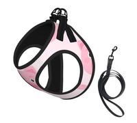 Lindo patrón de Cerdo Animal,Arnés para Mascotas, arnés Reflectante Ajustable para Perros,S