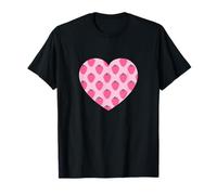Lindo patrón de fresa rosa minimalista Camiseta