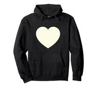 Lindo patrón de lunares blanco amarillo claro minimalista Sudadera con Capucha