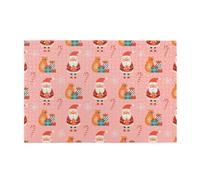 Lindo patrón de Papá Noel y Regalos navideños, Rompecabezas de 1000 Piezas, Rompecabezas de Madera para Toda la Familia, decoración de Pared para Adultos y Adolescentes.